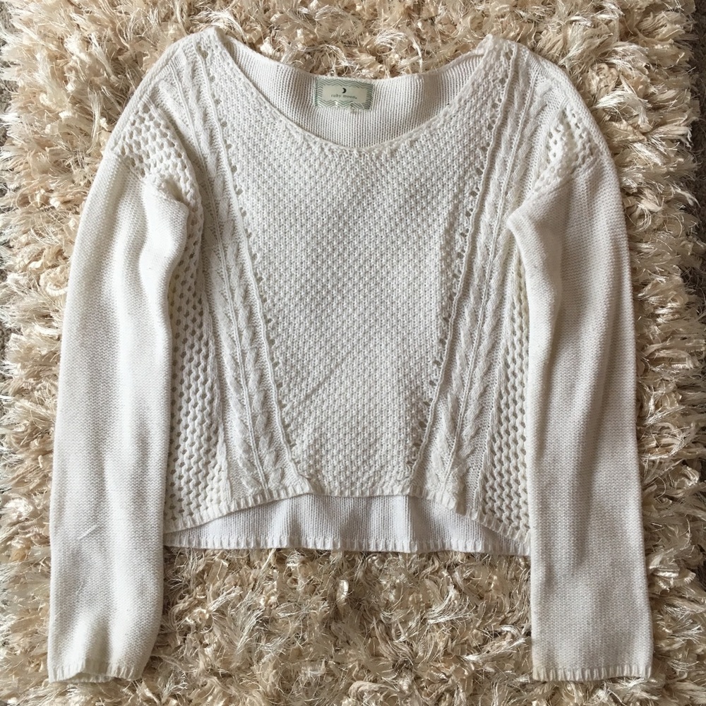 Knit Cropped Sweater